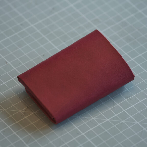 Signature Wrap Card Wallet | #002 Purple Calfskin - Image 2