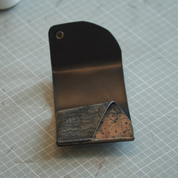 Signature Wrap Card Wallet | #001 Reversed Black Culatta - Image 4