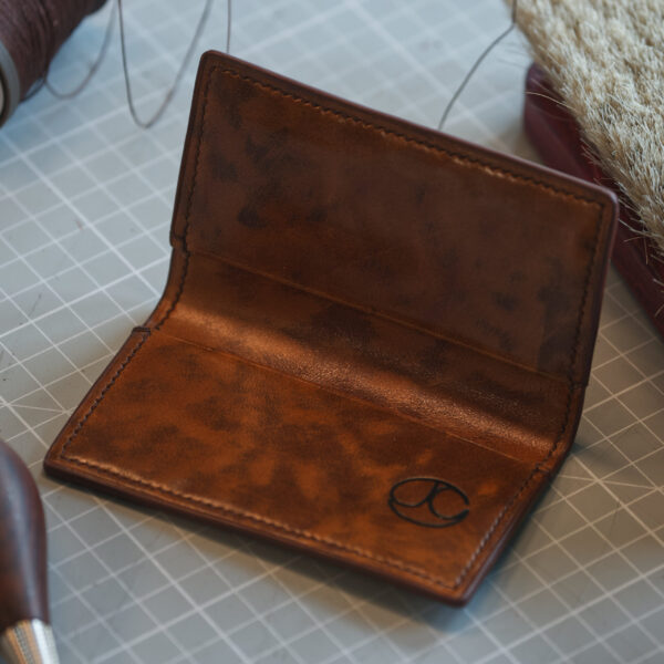 Elegant Card Bi-fold | #002 Dark Brown Lizard - Image 3